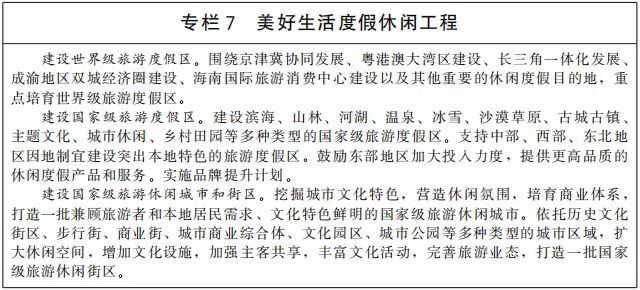 PG电子官方网站政策丨一文读懂《“十四五”旅游业发展规划(图18)